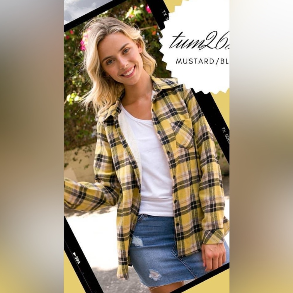 NWOT E. Luna Sherpa lined flannel. Size L